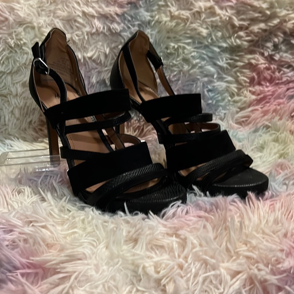 H&M women's black high heels size 8